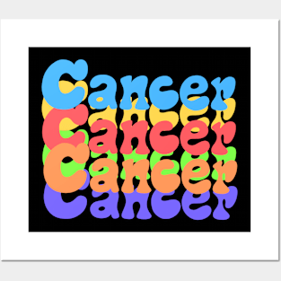 Rainbow Popart Cancer Posters and Art